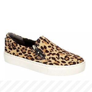 Dr Scholls No Chill Leopard Print Canvas Sneakers - Be Free Collection Size 8.5